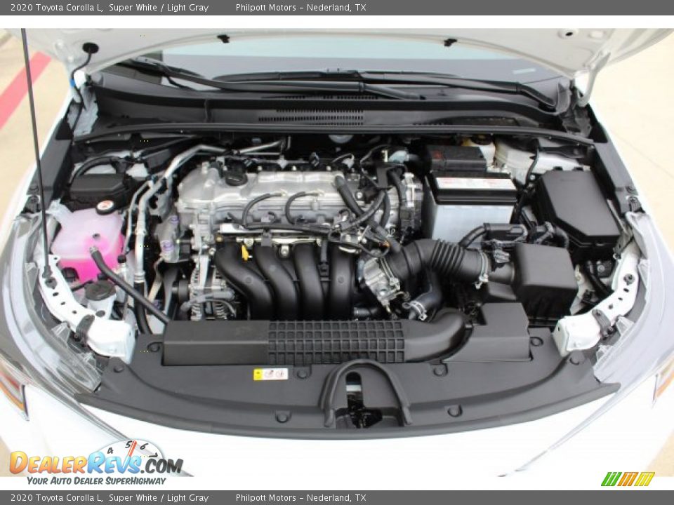 2020 Toyota Corolla L Super White / Light Gray Photo #23