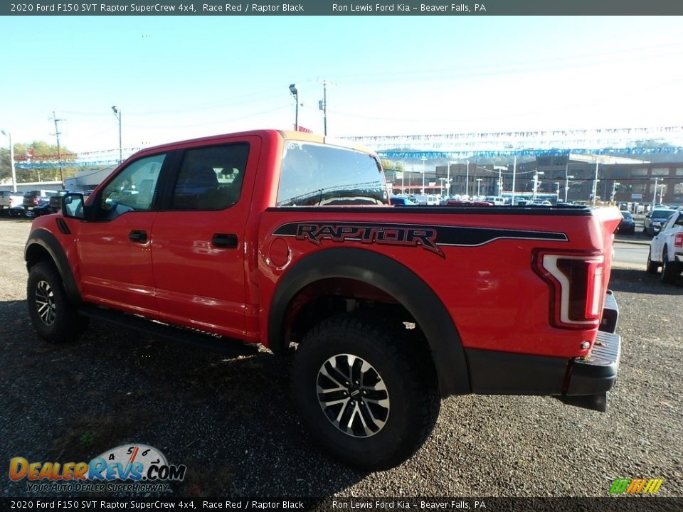 2020 Ford F150 SVT Raptor SuperCrew 4x4 Race Red / Raptor Black Photo #4