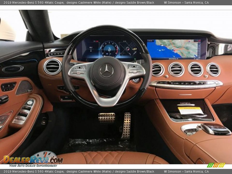 Dashboard of 2019 Mercedes-Benz S 560 4Matic Coupe Photo #4