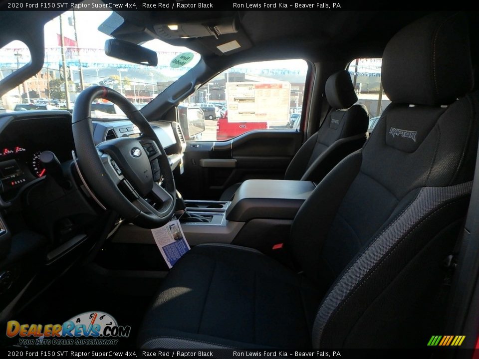 Front Seat of 2020 Ford F150 SVT Raptor SuperCrew 4x4 Photo #12
