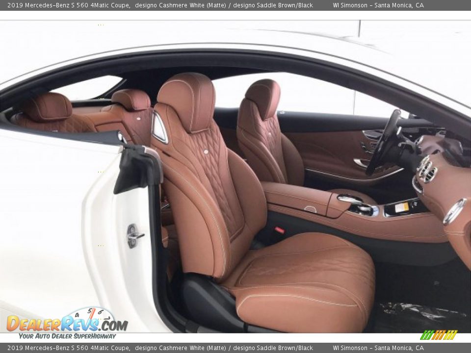 Front Seat of 2019 Mercedes-Benz S 560 4Matic Coupe Photo #6