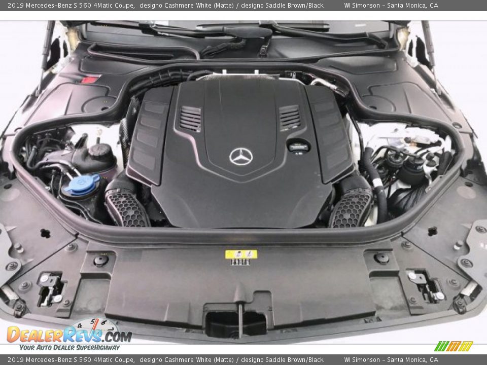 2019 Mercedes-Benz S 560 4Matic Coupe 4.0 Liter biturbo DOHC 32-Valve VVT V8 Engine Photo #9