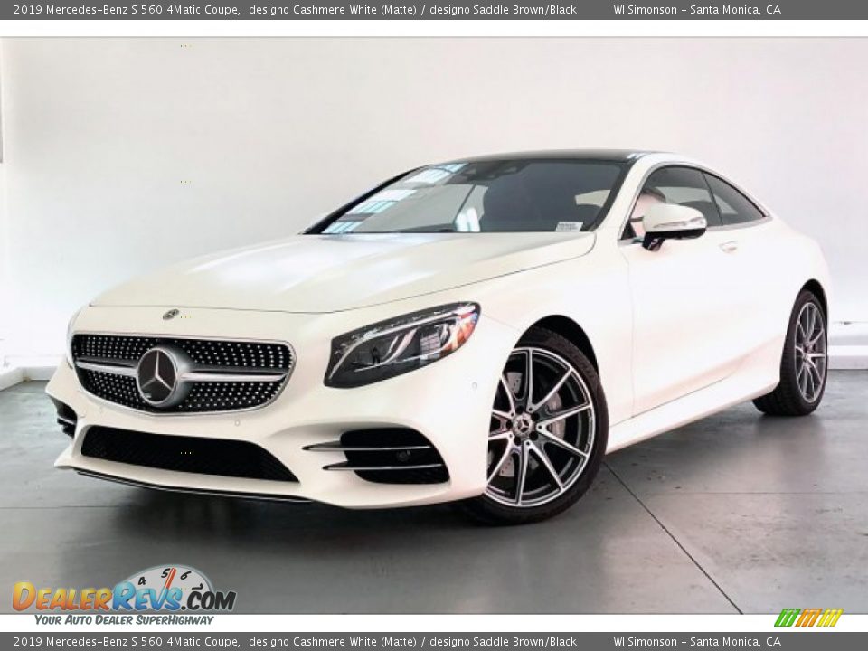 Front 3/4 View of 2019 Mercedes-Benz S 560 4Matic Coupe Photo #12