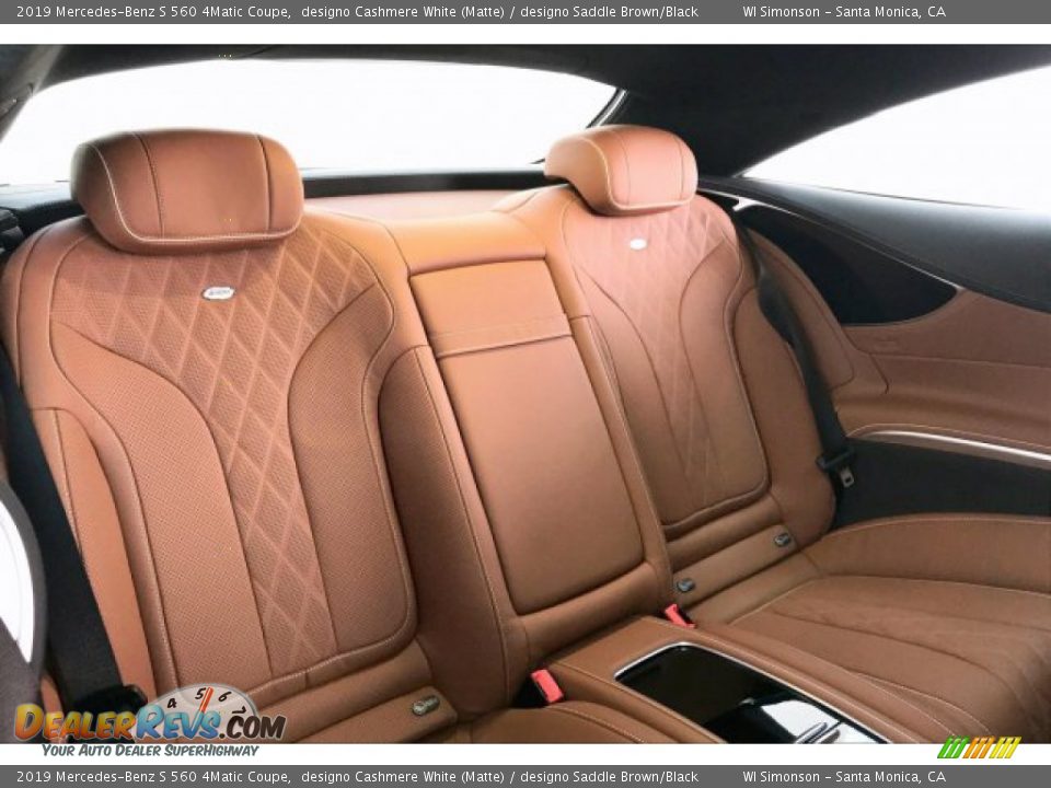 Rear Seat of 2019 Mercedes-Benz S 560 4Matic Coupe Photo #13