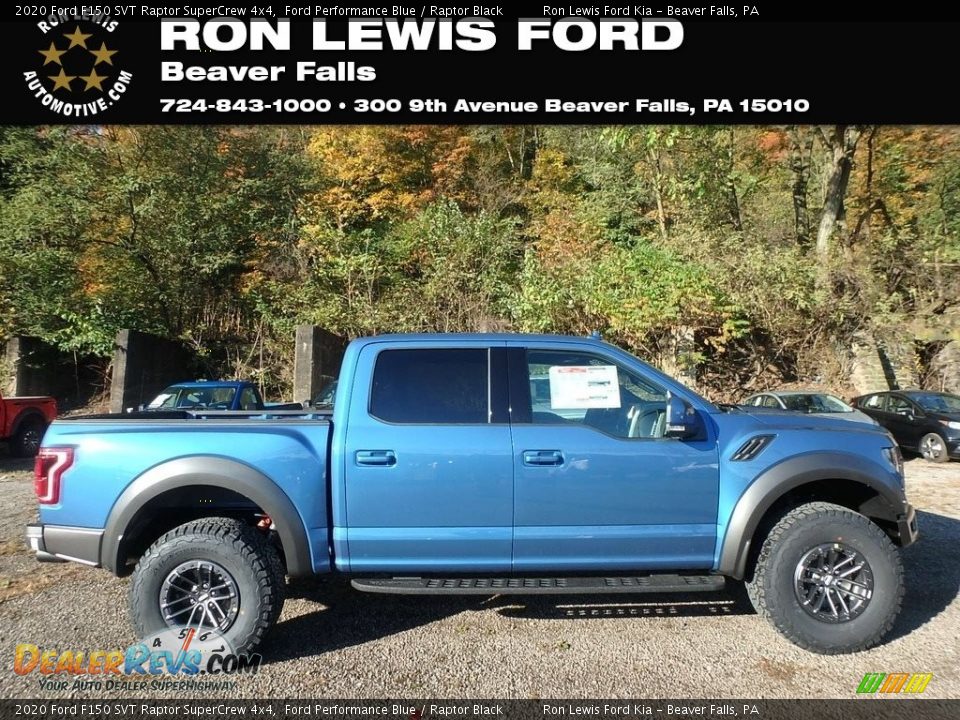 2020 Ford F150 SVT Raptor SuperCrew 4x4 Ford Performance Blue / Raptor Black Photo #1