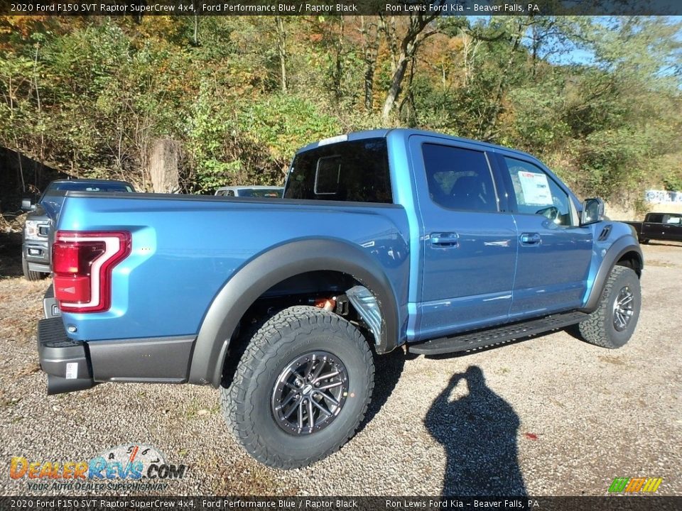 2020 Ford F150 SVT Raptor SuperCrew 4x4 Ford Performance Blue / Raptor Black Photo #2