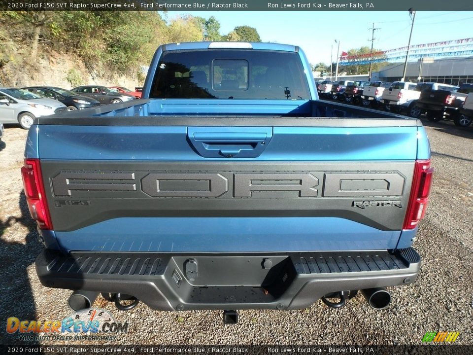 2020 Ford F150 SVT Raptor SuperCrew 4x4 Ford Performance Blue / Raptor Black Photo #3