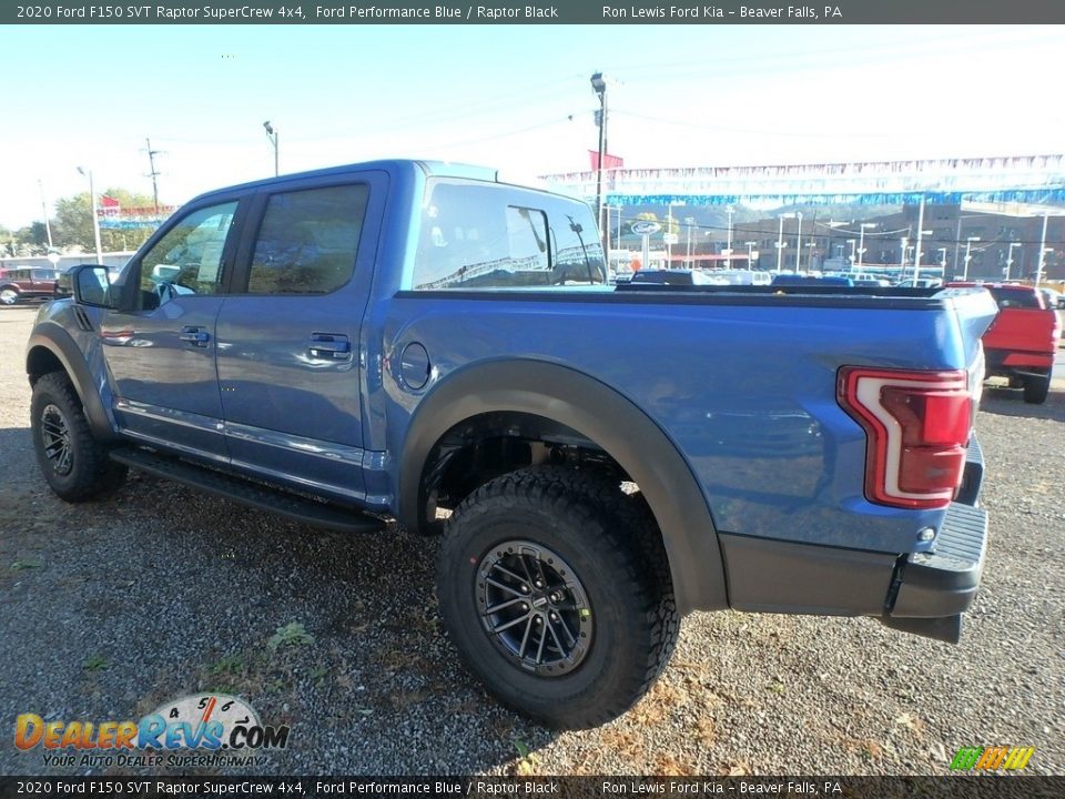 2020 Ford F150 SVT Raptor SuperCrew 4x4 Ford Performance Blue / Raptor Black Photo #4