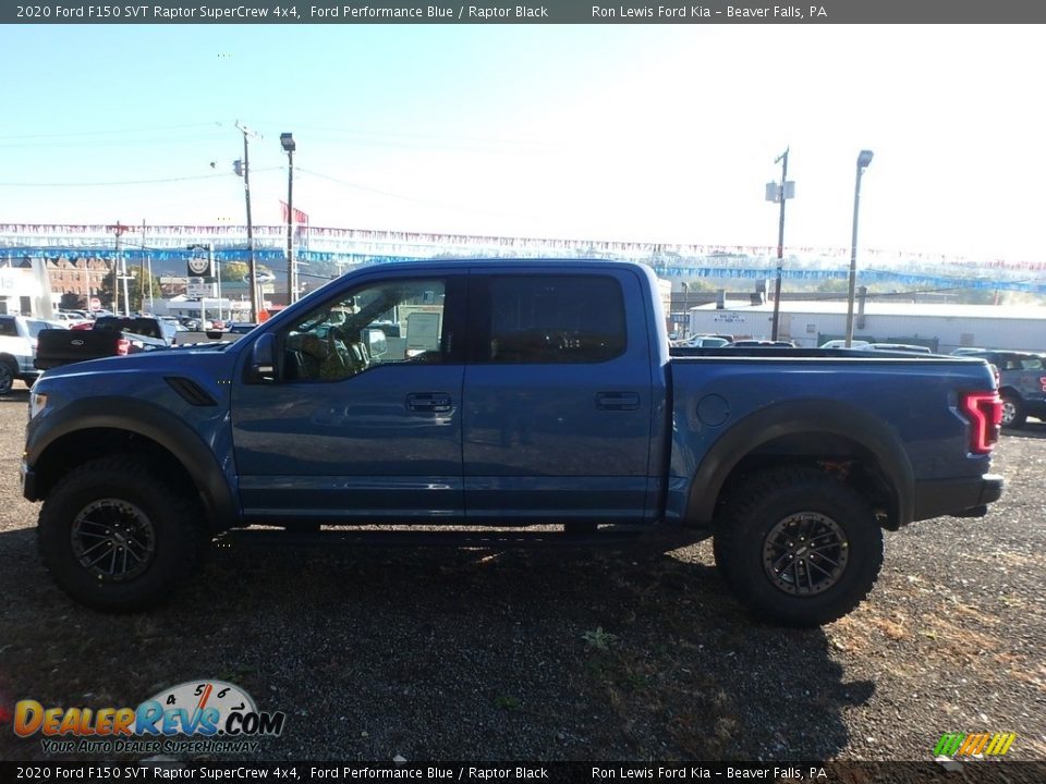 2020 Ford F150 SVT Raptor SuperCrew 4x4 Ford Performance Blue / Raptor Black Photo #5