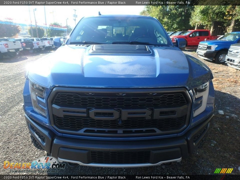 2020 Ford F150 SVT Raptor SuperCrew 4x4 Ford Performance Blue / Raptor Black Photo #7