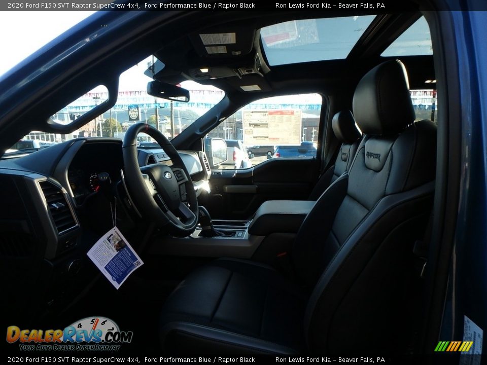 Front Seat of 2020 Ford F150 SVT Raptor SuperCrew 4x4 Photo #11
