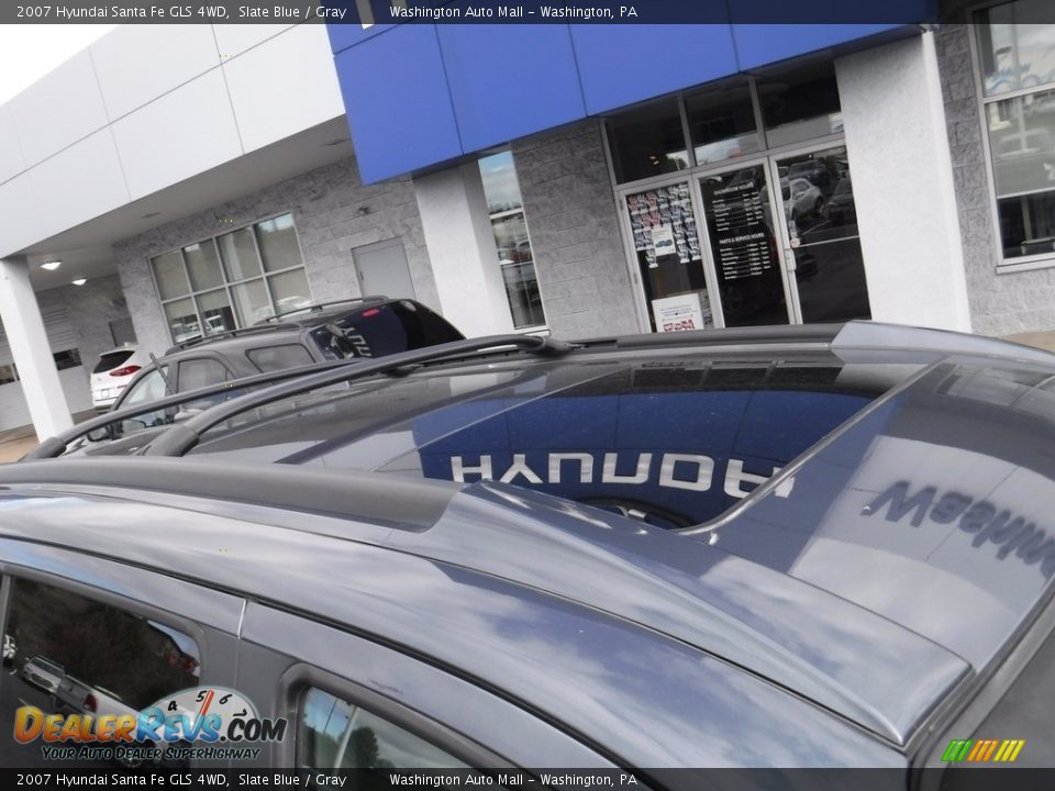 2007 Hyundai Santa Fe GLS 4WD Slate Blue / Gray Photo #3