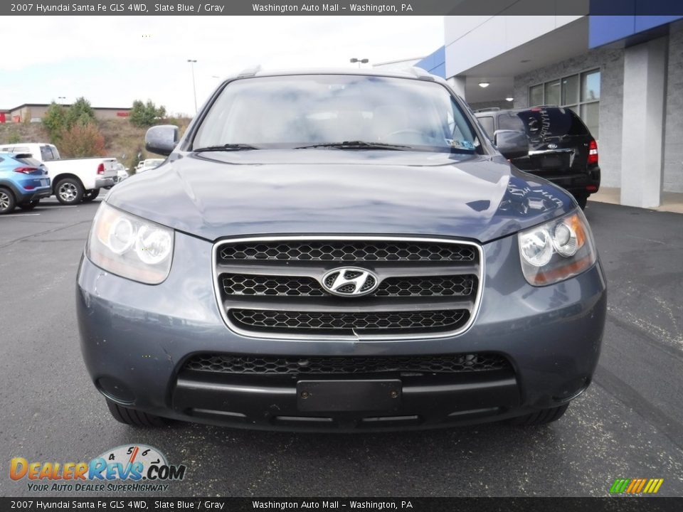2007 Hyundai Santa Fe GLS 4WD Slate Blue / Gray Photo #4