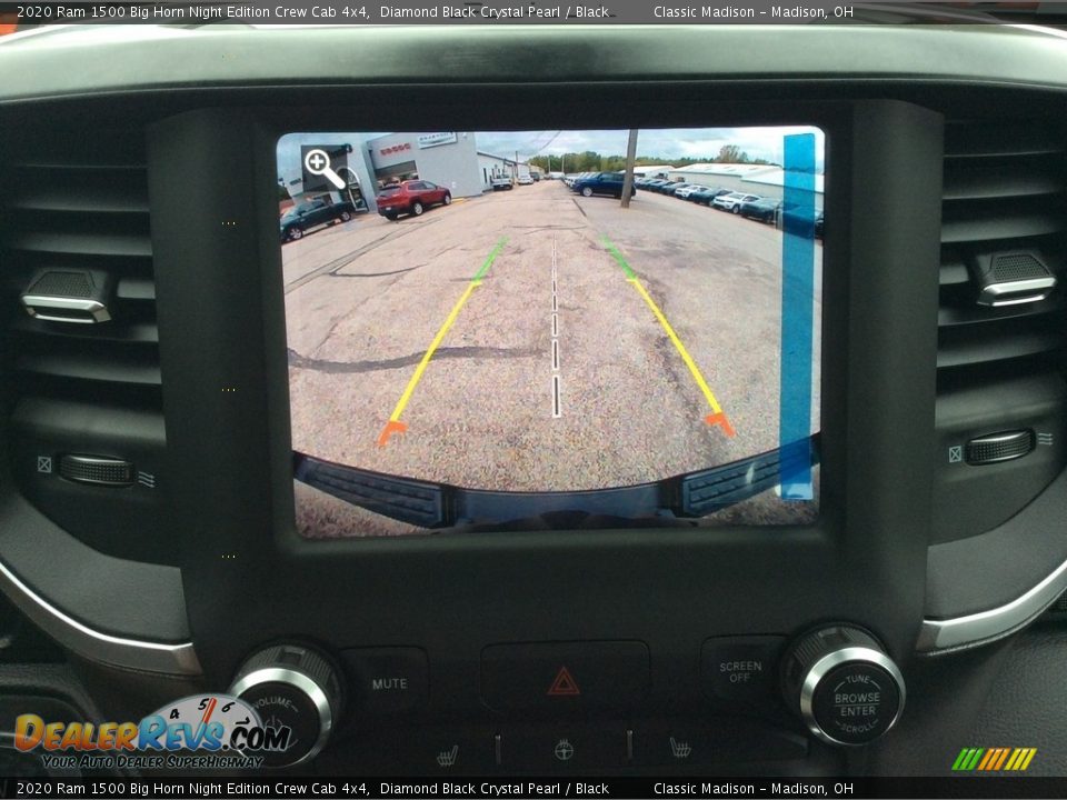 2020 Ram 1500 Big Horn Night Edition Crew Cab 4x4 Diamond Black Crystal Pearl / Black Photo #16