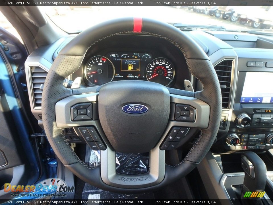 2020 Ford F150 SVT Raptor SuperCrew 4x4 Steering Wheel Photo #15