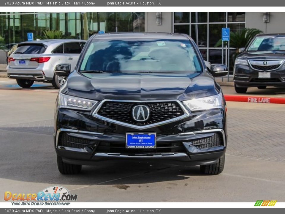2020 Acura MDX FWD Majestic Black Pearl / Ebony Photo #2