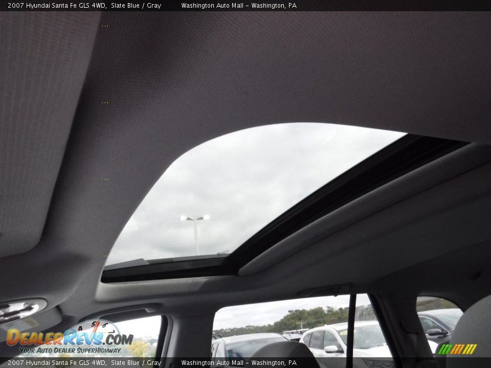 2007 Hyundai Santa Fe GLS 4WD Slate Blue / Gray Photo #12