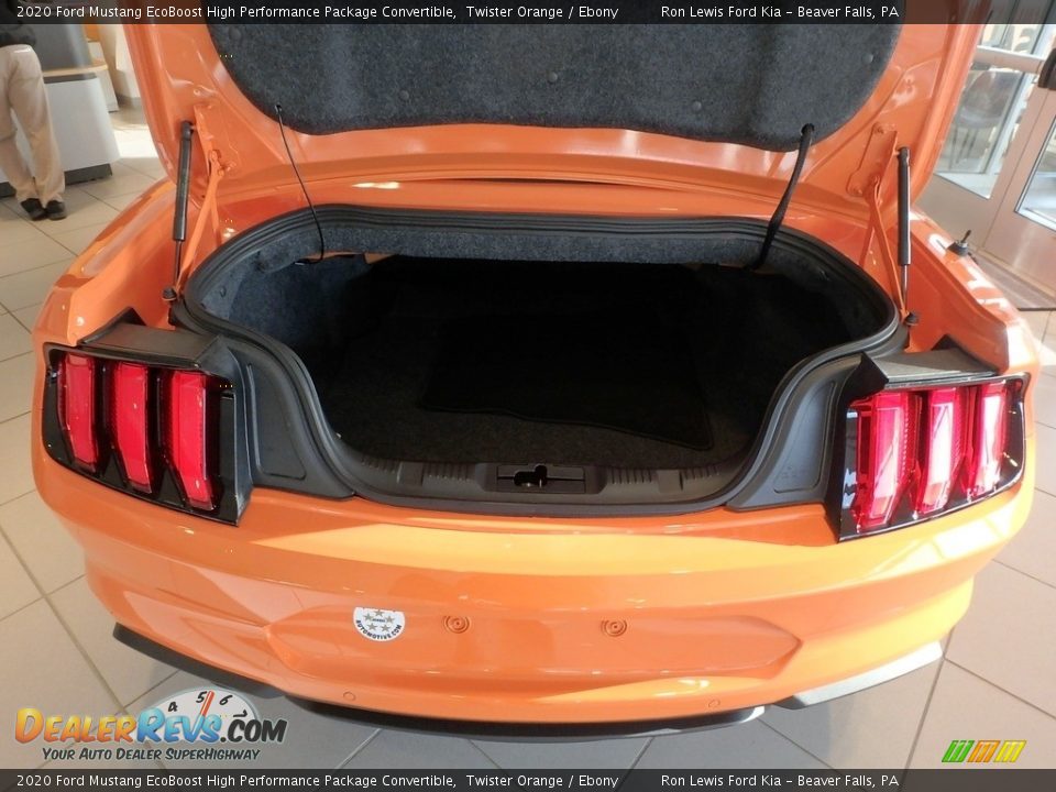 2020 Ford Mustang EcoBoost High Performance Package Convertible Trunk Photo #3