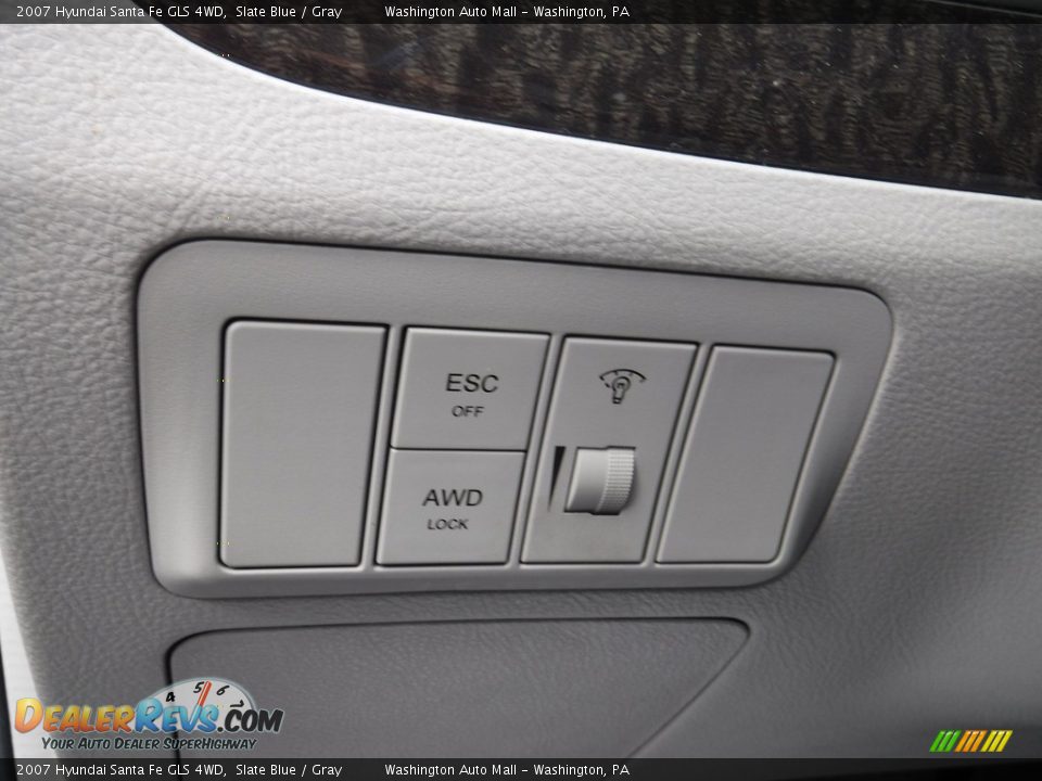 2007 Hyundai Santa Fe GLS 4WD Slate Blue / Gray Photo #14