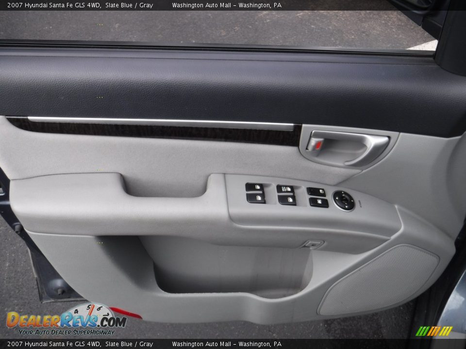 2007 Hyundai Santa Fe GLS 4WD Slate Blue / Gray Photo #15