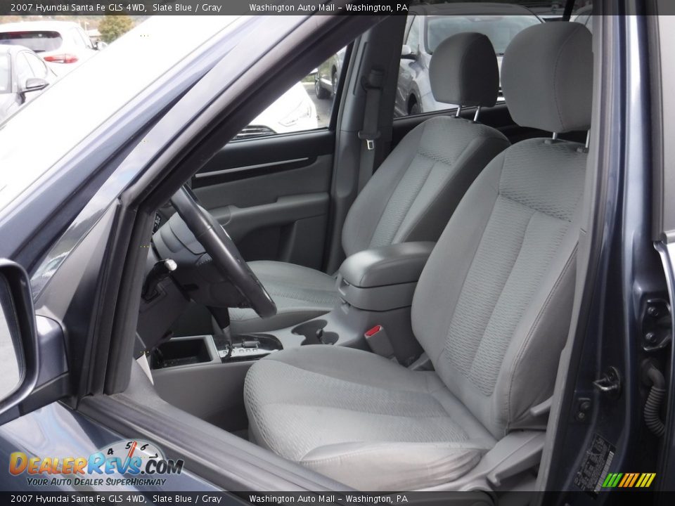 2007 Hyundai Santa Fe GLS 4WD Slate Blue / Gray Photo #16