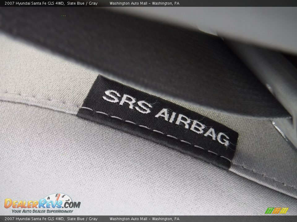 2007 Hyundai Santa Fe GLS 4WD Slate Blue / Gray Photo #17