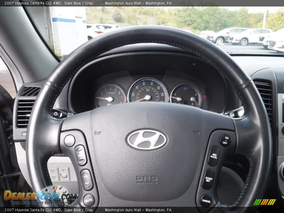 2007 Hyundai Santa Fe GLS 4WD Slate Blue / Gray Photo #19