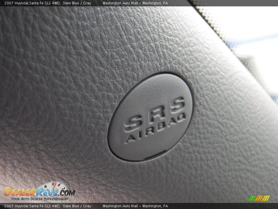 2007 Hyundai Santa Fe GLS 4WD Slate Blue / Gray Photo #20