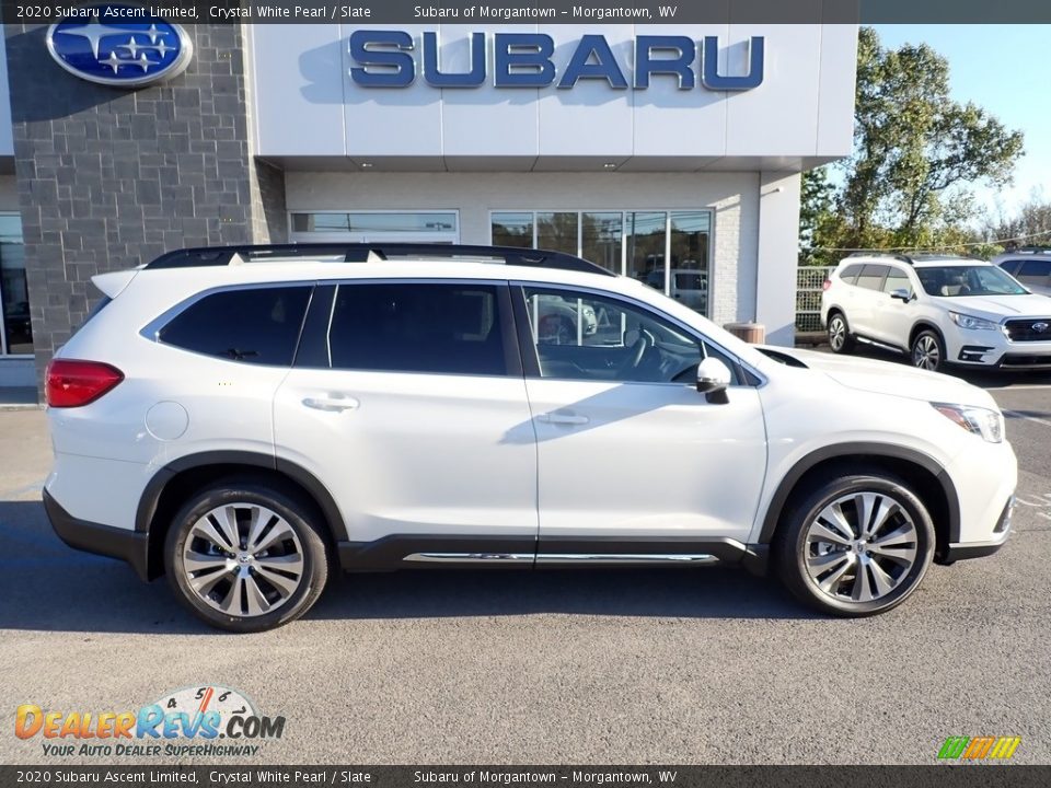 2020 Subaru Ascent Limited Crystal White Pearl / Slate Photo #3