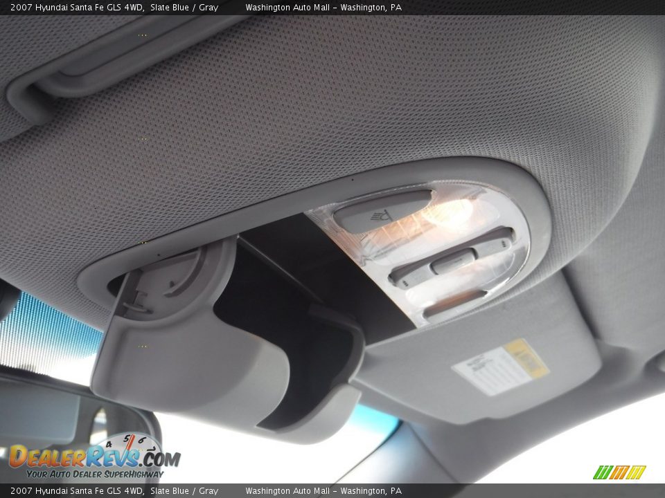 2007 Hyundai Santa Fe GLS 4WD Slate Blue / Gray Photo #21