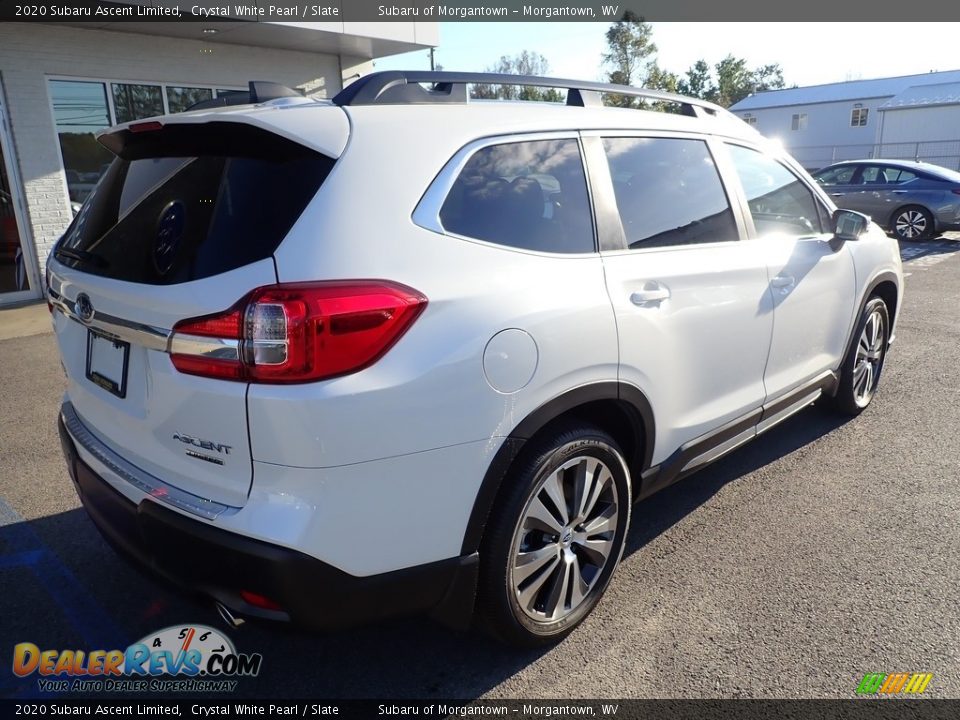 2020 Subaru Ascent Limited Crystal White Pearl / Slate Photo #4