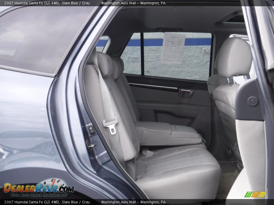 2007 Hyundai Santa Fe GLS 4WD Slate Blue / Gray Photo #23