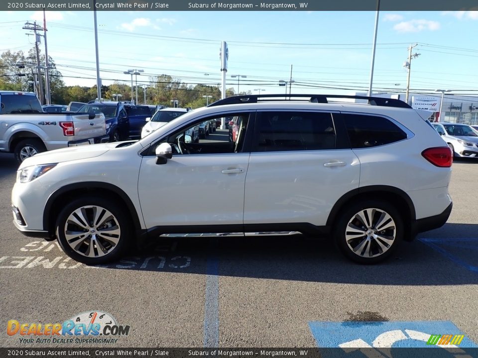 2020 Subaru Ascent Limited Crystal White Pearl / Slate Photo #7