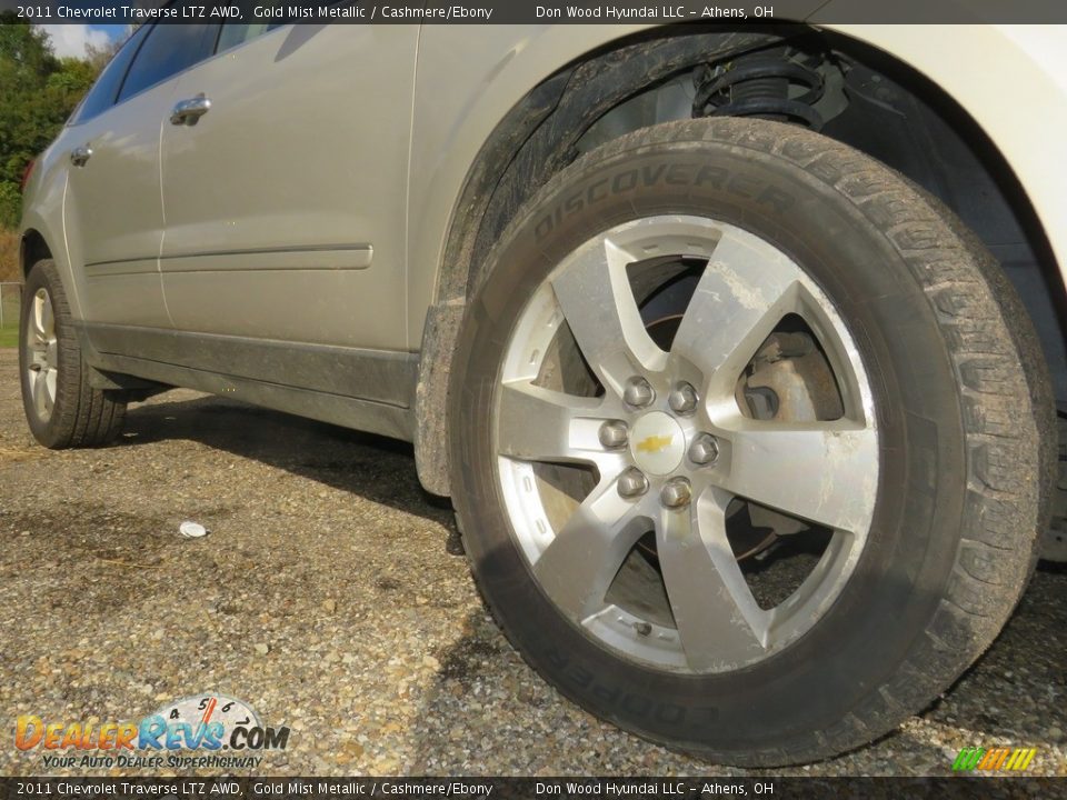 2011 Chevrolet Traverse LTZ AWD Gold Mist Metallic / Cashmere/Ebony Photo #3