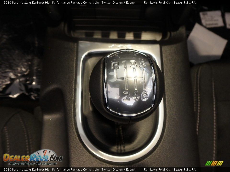 2020 Ford Mustang EcoBoost High Performance Package Convertible Shifter Photo #16