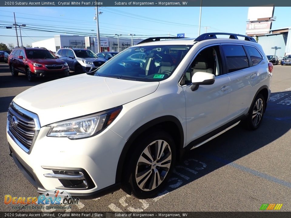 2020 Subaru Ascent Limited Crystal White Pearl / Slate Photo #8