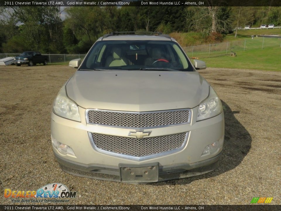 2011 Chevrolet Traverse LTZ AWD Gold Mist Metallic / Cashmere/Ebony Photo #4