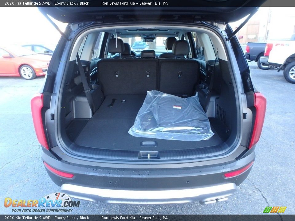 2020 Kia Telluride S AWD Ebony Black / Black Photo #4