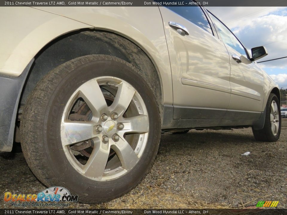 2011 Chevrolet Traverse LTZ AWD Gold Mist Metallic / Cashmere/Ebony Photo #11