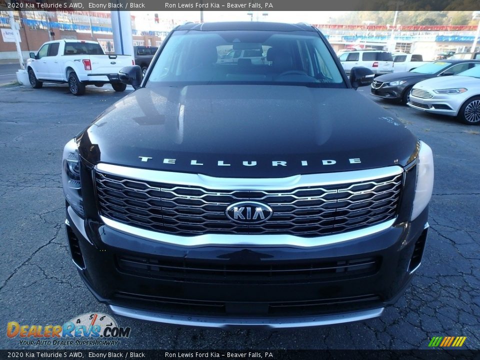 2020 Kia Telluride S AWD Ebony Black / Black Photo #8