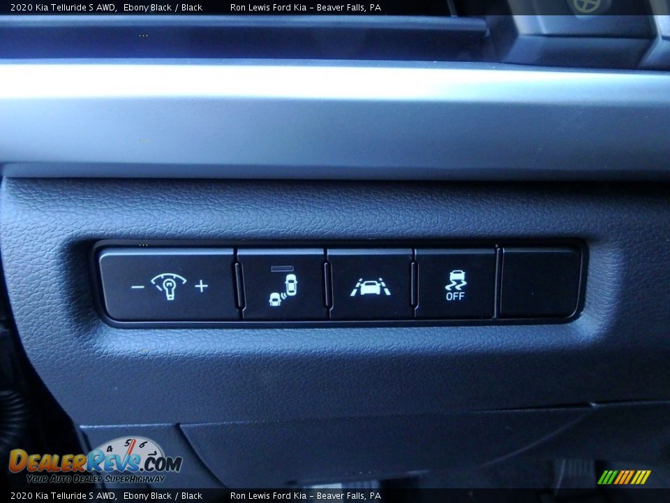 2020 Kia Telluride S AWD Ebony Black / Black Photo #12