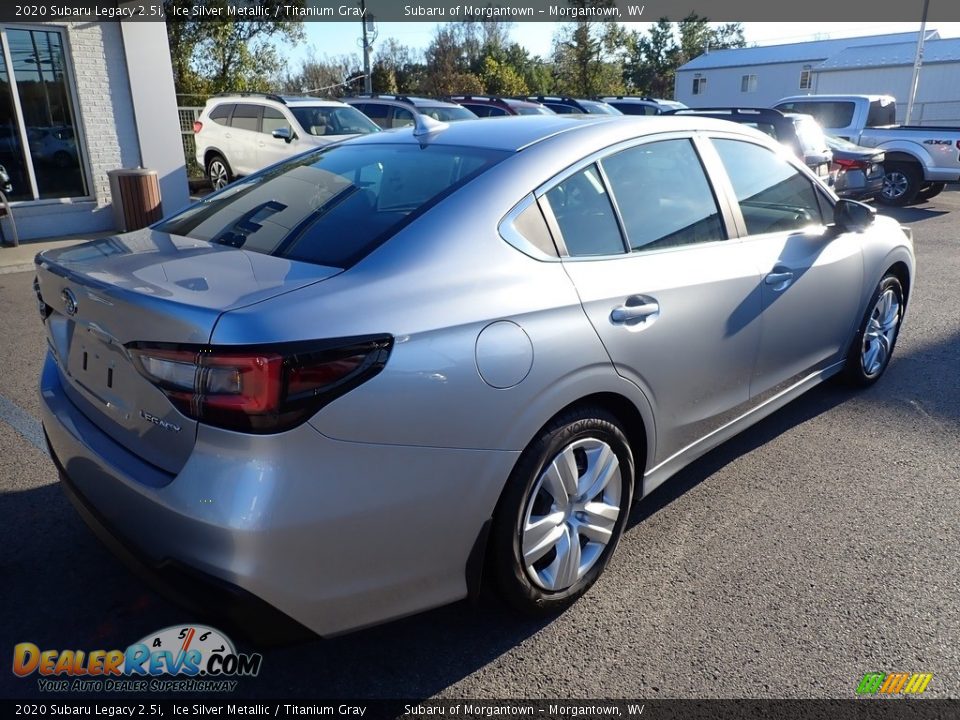 2020 Subaru Legacy 2.5i Ice Silver Metallic / Titanium Gray Photo #4