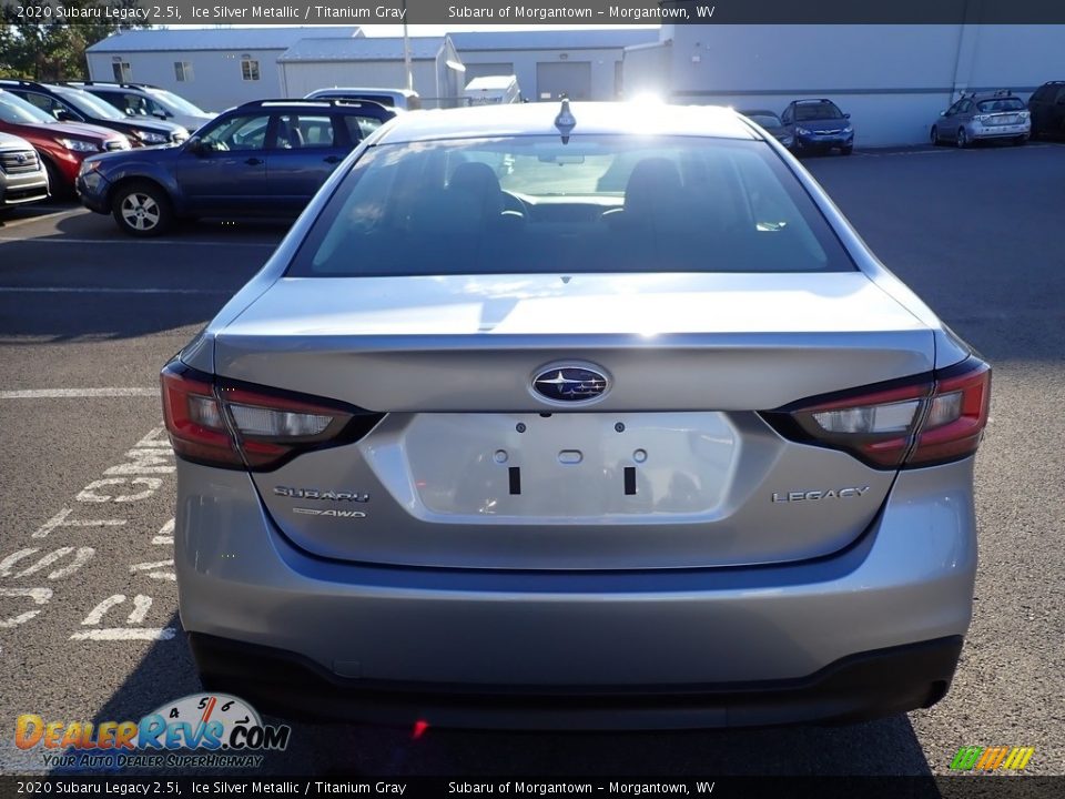 2020 Subaru Legacy 2.5i Ice Silver Metallic / Titanium Gray Photo #5