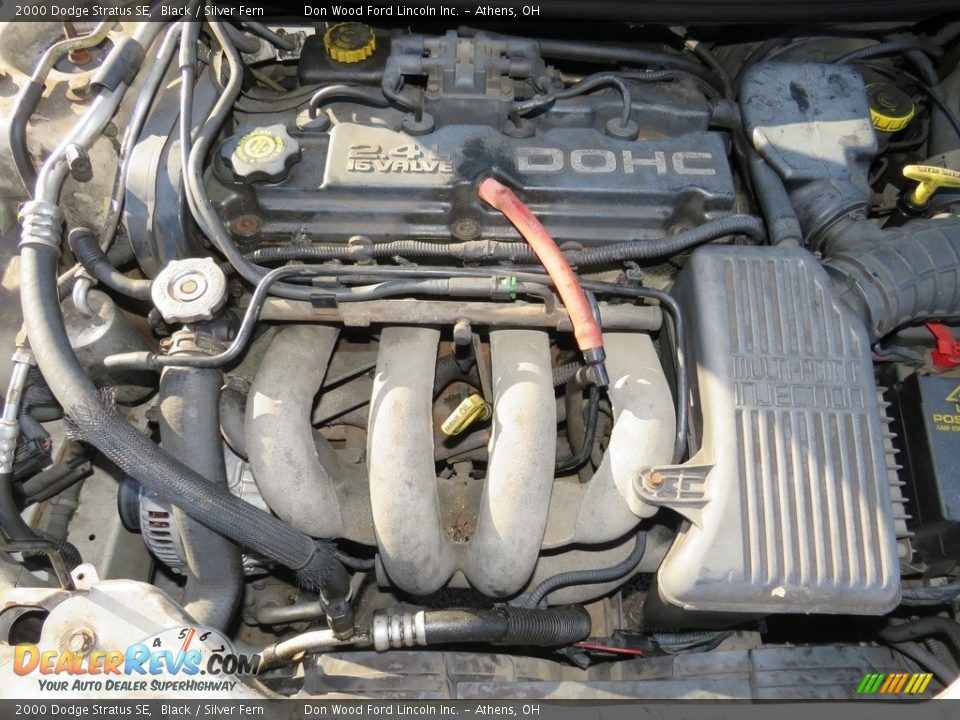 2000 Dodge Stratus SE Black / Silver Fern Photo #6