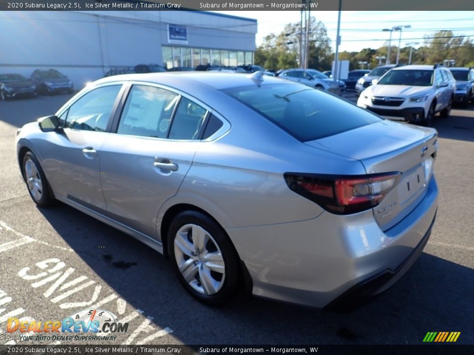 2020 Subaru Legacy 2.5i Ice Silver Metallic / Titanium Gray Photo #6