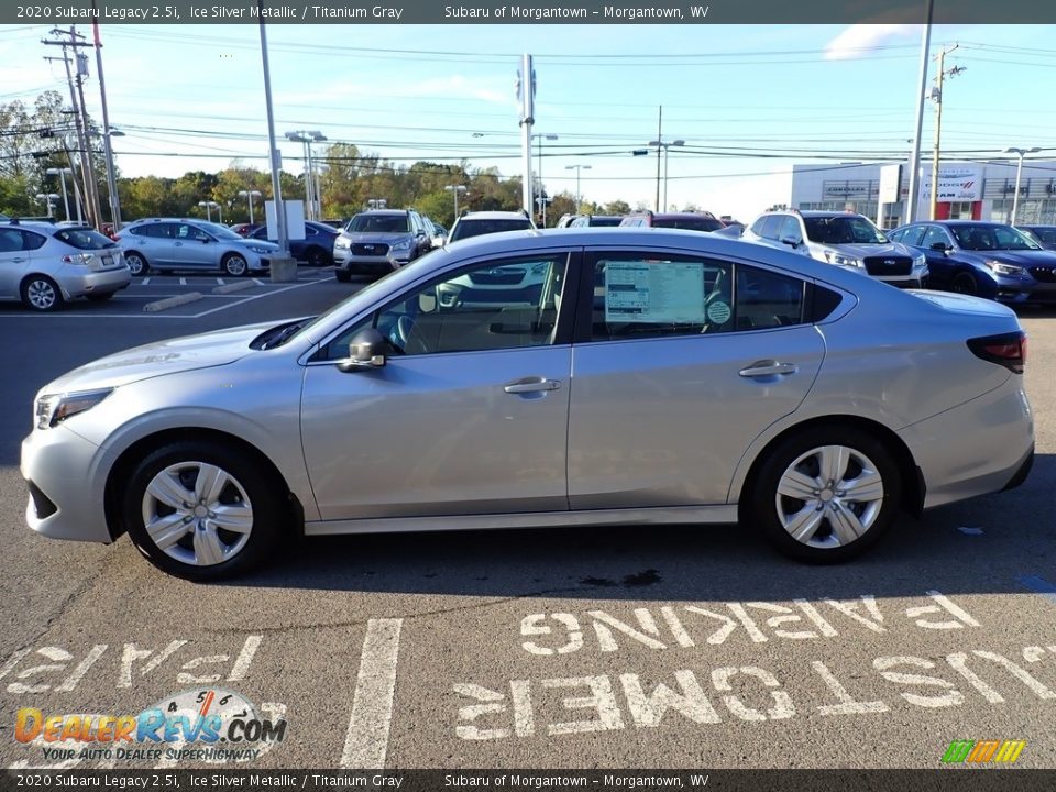 2020 Subaru Legacy 2.5i Ice Silver Metallic / Titanium Gray Photo #7