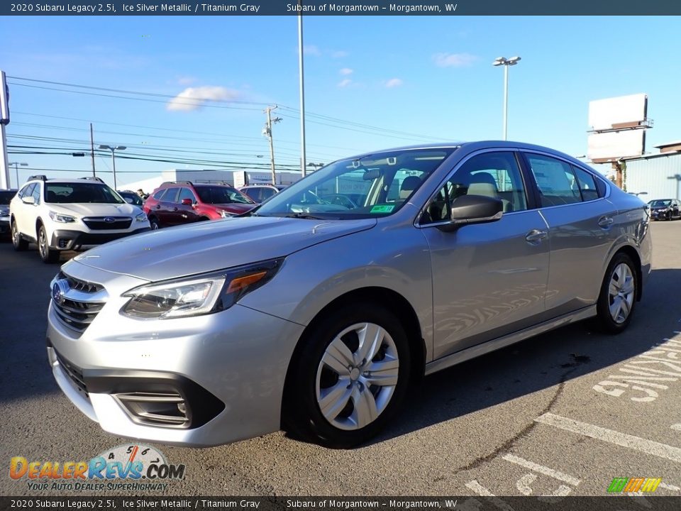 2020 Subaru Legacy 2.5i Ice Silver Metallic / Titanium Gray Photo #8
