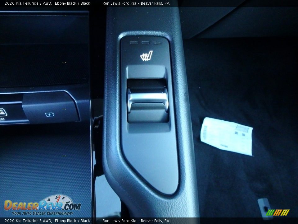 2020 Kia Telluride S AWD Ebony Black / Black Photo #19