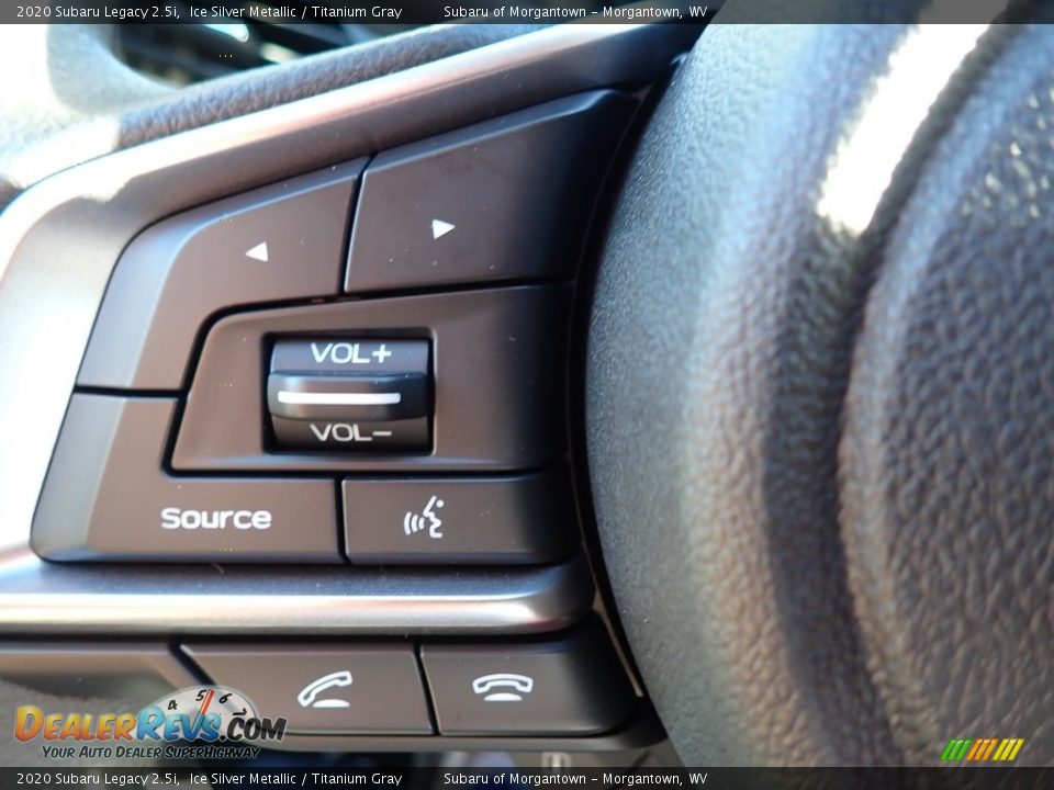 2020 Subaru Legacy 2.5i Ice Silver Metallic / Titanium Gray Photo #19