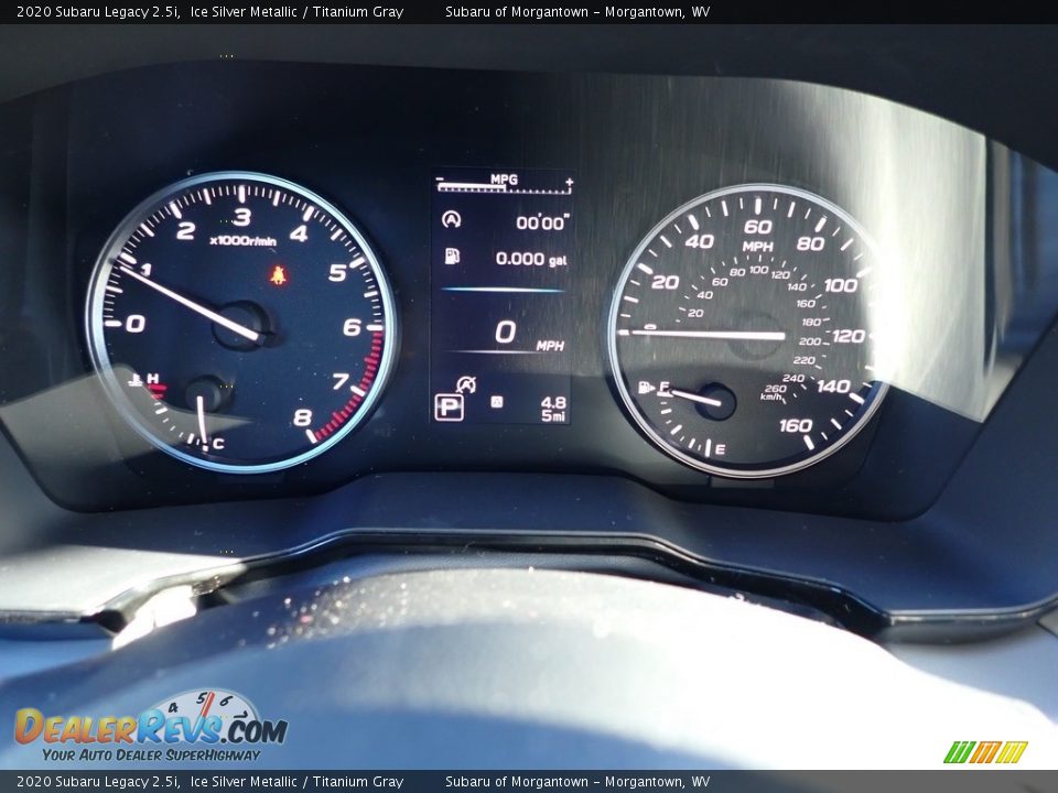 2020 Subaru Legacy 2.5i Ice Silver Metallic / Titanium Gray Photo #20
